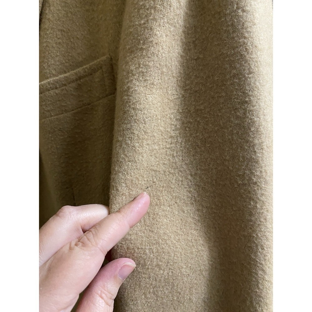 Vintage A Delta Ltd By Mel Burns Tan 100% Camel Hair Sport Coat Blazer 2 Button - Picture 9 of 16